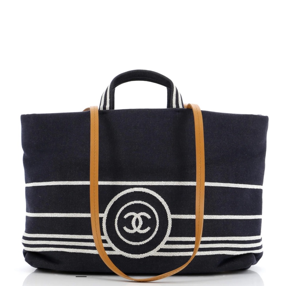 Chanel CC Shopping denim 2way Tote